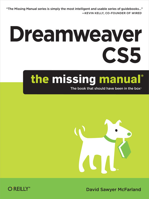 Title details for Dreamweaver CS5 by David Sawyer McFarland - Available